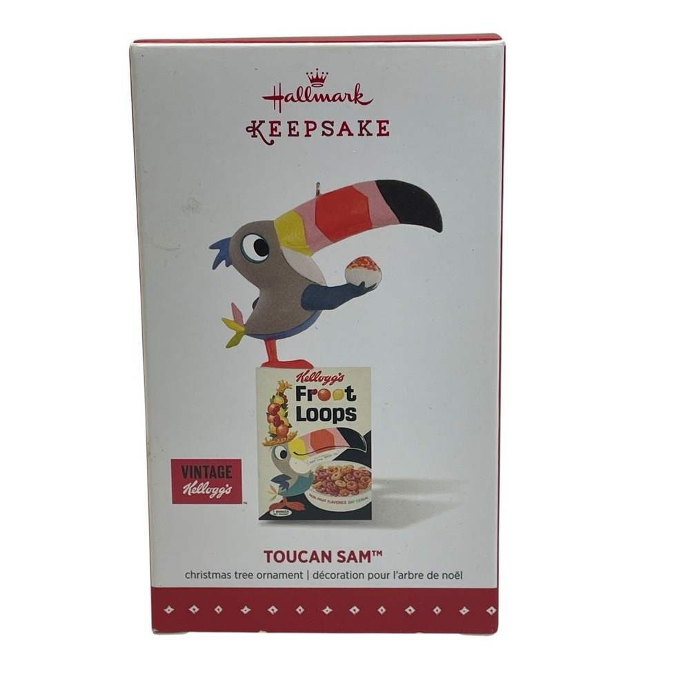 Hallmark Keepsake Toucan Sam Froot Loops Ornament 2015 Kellogg's Mascot‎